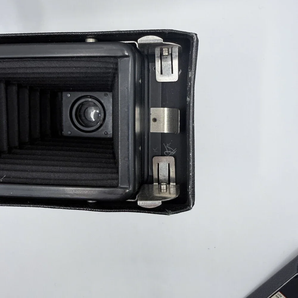 Antique Folding Bellows Camera JIFFY KODAK SIX-20 Clean Clear Glass ART DECO